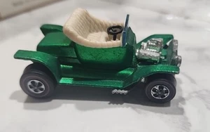 REDLINE HOT WHEELS GREEN US HOT HEAP Missing Wheel Nice ๐ฅ - Picture 1 of 4