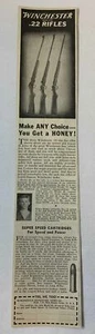 Anuncio Winchester 1937 ~ rifles .22 - haz cualquier elección obtienes una miel - Imagen 1 de 1