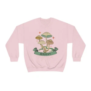 Groovy Shrooms Unisex Heavy Blend™ Crewneck Sweatshirt - Picture 1 of 46