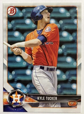 2018 Bowman Prospects KYLE TUCKER (RC) Rookie/Prospect #BP55 Houston Astros - Image 1 of 2