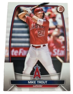 2023 Bowman Mike Trout #89 Los Angeles Anaheim Angels Baseball Card (K0 - Picture 1 of 2