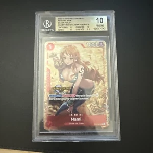 BGS 10 Nami #ST01-007 Championship Celebration Pack One Piece English - Picture 1 of 2