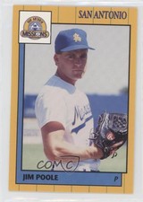 1990 Grand Slam San Antonio Mission Jim Poole #21