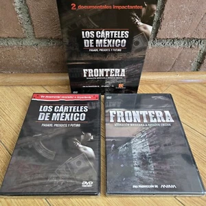 RARE SEALED: LOS CARTELES DE MEXICO / FRONTERA (IMPORT DVD Boxset) REG 1 ENGLISH - Imagen 1 de 17