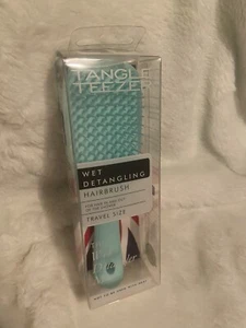 Tangle Teezer Green Mini Wet Detangler Hairbrush for Wet & Dry Hair - Travelling - Picture 1 of 10