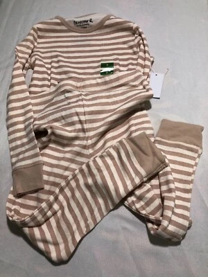 Juego de 2 piezas para dormir Bearpaw PJ para niños ajuste apretado Foto 1 de 3