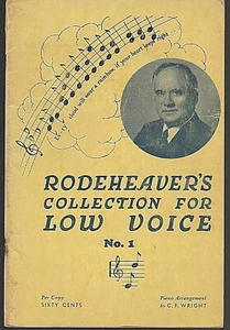Rodeheaver's Collection Low Voice 29 Lieder spirituelles Evangelium - Bild 1 von 3