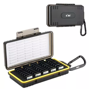 40 Slots Water-Resistant SD NS CFexpress A Memory Card Case Box Storage Holder