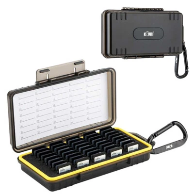 40 Slots Water-Resistant SD NS CFexpress A Memory Card Case Box Storage Holder - Image 1 of 4