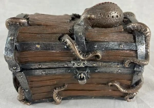 Versunkene Schatztruhe Oktopus Deko Schmuckhalter - Bild 1 von 2