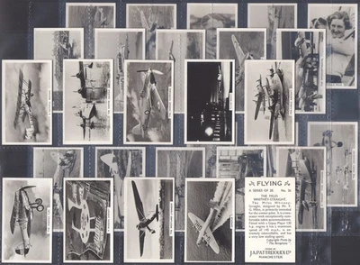 PATTREIOUEX-FULL SET- FLYING 1938 (F28 CARDS) EXCELLENT - Image 1 of 4