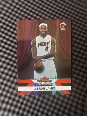 2010-11 Panini Threads #138 LeBron James Miami heat Lakers 106/ 199 - Image 1 of 2