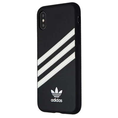 Funda Adidas 3 Rayas Samba Snap para Apple iPhone XS / X - Rayas Negras / Blancas Foto 1 de 3