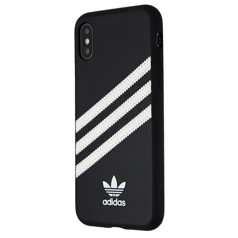 adidas Samba 3-stripes Snap Case for iPhone X / XS Black White Stripes