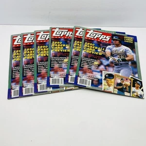 1990 Topps Magazine Baseball Complete Set Poster/Ken Griffey Jr Card Lot Of 6 - Picture 1 of 4