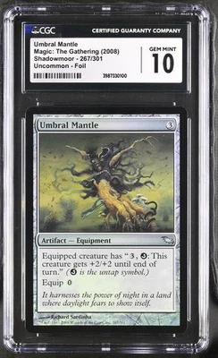 UMBRAL MANTLE Shadowmoor Foil CGC 10 MTG [Nostalgium] - Image 1 of 2