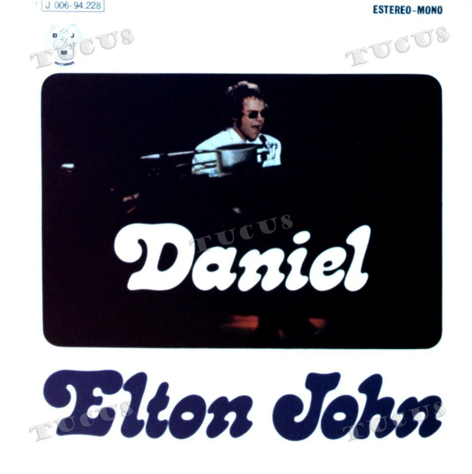 Elton John - Daniel / Skyline Pigeon Spain 7" 1973 (VG) .* - Image 1 of 1