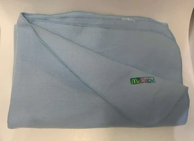 Vintage McBaby Blue Fleece Blanket 35"x49" McDonalds - Image 1 of 2