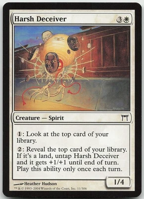 Harsh Deceiver 11 Common Champions of Kamigawa NM/LP MTG - Image 1 of 2