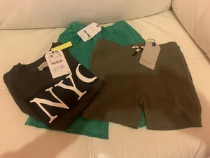 Zara Boys T Shirt, Zara Boys Shorts & A Pair Of NEXT Shorts. Size 5 Yrs.RRP £24  - Picture 1 of 4