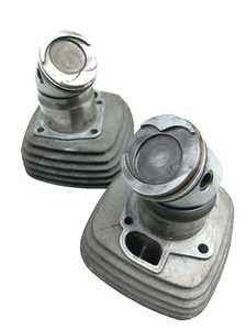 Cilindro Pistón Moto Morini 350 1983 3 1/2 Delantero Trasero Anillas Pasadores - Imagen 1 de 10