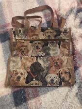 Signare Tapestry Bag Labrador Dogs Small Tote Handbag