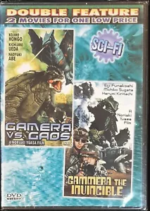 Gamera Vs. Gaos/ Gammera The Invincible, Double Feature, Brand New Sealed DVD. - Picture 1 of 2