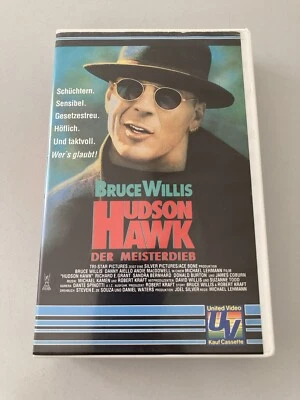 VHS Kassette Film Bruce Willis „Hudson Hawk“ Der Meisterdieb Gebraucht - Bild 1 von 4