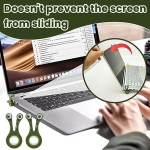 Ergonomic Laptop Holder Lightweight Riser Colorful Snail Shaped Stand Desk - Afbeelding 1 van 13