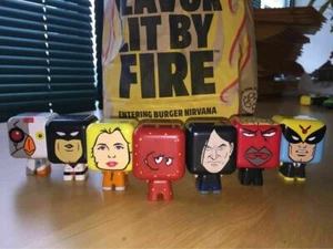 Aqua Teen Hunger Force Carls Jr Hardees [adult swim] Set of 7 Limited Ed Figures - Picture 1 of 1