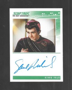 Star Trek Next Generation Complete Series 1 Autograph Card Saul Rubinek Kivas 