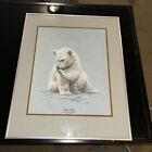 Ltd Edtn Polar Bear 1977 Guy Coheleach Litho 14” X 11” Artist Signed Framed