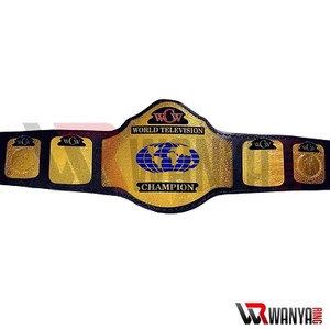 World Television Championship Belt Replica Adult Size Wrestling Title Brass - Picture 1 of 12
