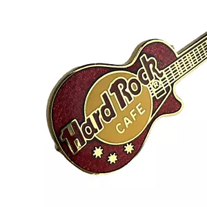 Vintage Hard Rock Cafe Les Paul 3LT rote Gitarre Emaille Pin - KEIN STANDORTNAME SELTEN - Bild 1 von 8