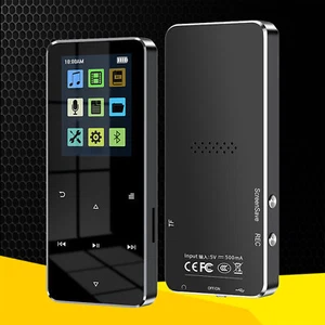 Portable BT4.2 MP3/MP4 Player Sport Lossless Sound HIFI Music FM Metal Radio - Picture 1 of 16