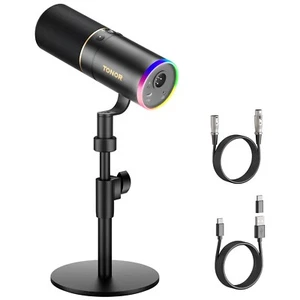 TONOR XLR/USB Gaming Mic, Dynamic Microphone for Podcast Recording Streaming - Picture 1 of 10