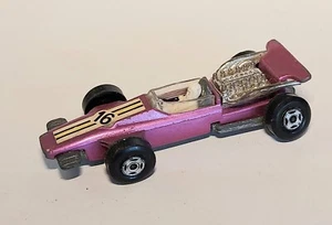 Matchbox Superfast MB34 Formula 1 Race F1 Car 1970 Metallic Pink Lesney England - Picture 1 of 5