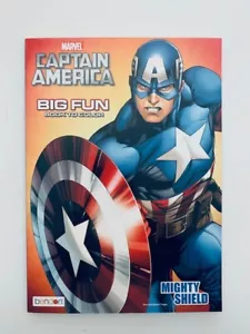 Libro divertido del Capitán América para colorear Mighty Shield - Imagen 1 de 2
