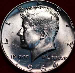 Uncirculated 1964 Philadelphia Mint Silver Kennedy Half Dollar