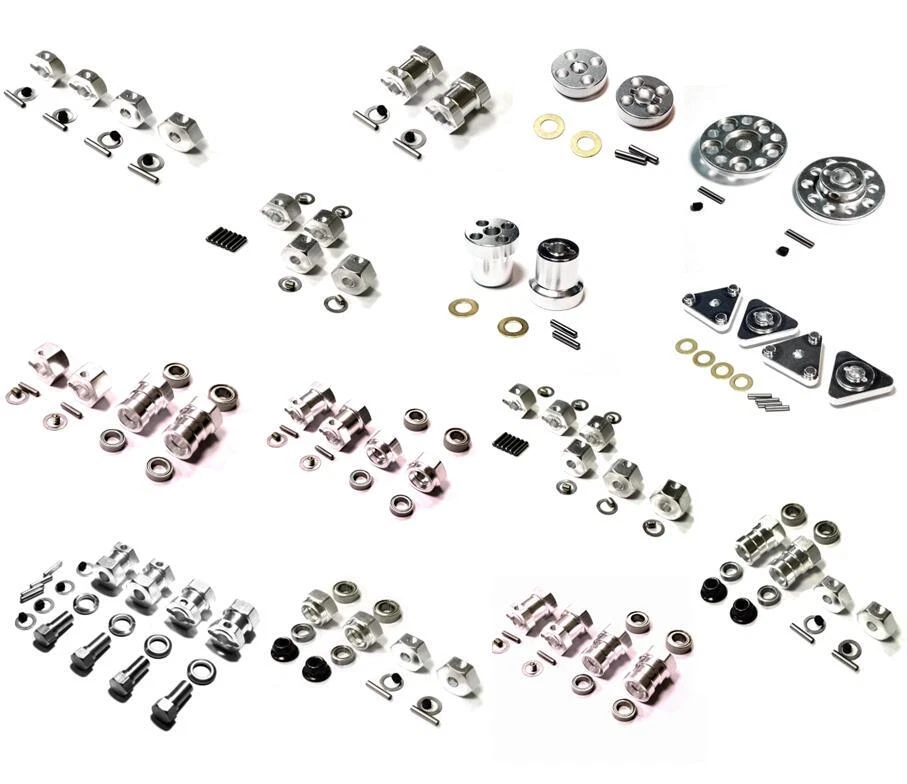 Aluminum locking Hub for TAMIYA CC-01/G6-01/WR-02/CW-01/GF01 Grasshopper Chassis - Bild 1 von 1