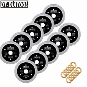 10pcs 85mm Diamond Turbo Saw Blade Cutting Wheel Disc Cuts Tile Porcelain 5/8-11 - Picture 1 of 8