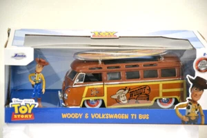 Jada 1:24 Toy Story Woody mit VW T1 Bus - Disney Pixar #253155000 Modell in OVP - Bild 1 von 11