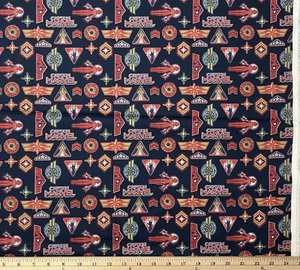 Captain Marvel Super Hero 100% Cotton FAT QUARTER 18"x21" - Picture 1 of 1