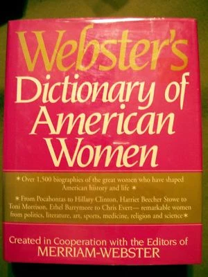 Webster's Dictionary of American Women by Merriam Webster (1996, Hardcover) - Image 1 of 3