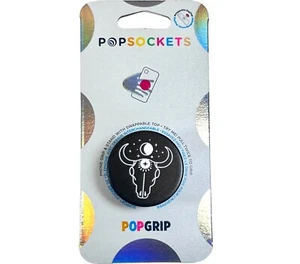 PopSockets Bull Moon Black Pop Socket PopGrip Western - Photo 1 sur 7