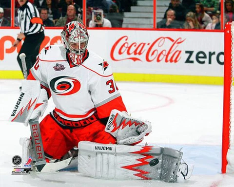 Cam Ward TOE SAVE Carolina Hurricanes Goalie Legend 16x20 Premium POSTER Print Cover
