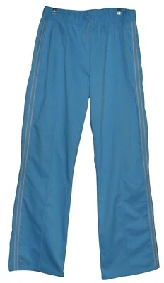 Pantalones activos SJB para mujer LT x 33,5" (grande alto) azul con pista a rayas en la pierna gris Foto 1 de 4