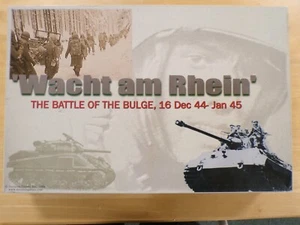 Decision Games Wacht am Rhein' Complete Unpunched Unused box VG/Contents Mint - Picture 1 of 24