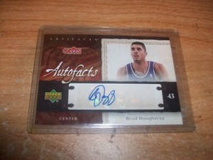 2007-08 Upper Deck Basketball Brad Daugherty Auto Card Cleveland Cavaliers