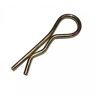 2 R Clips 113mm Long x 6.0mm Wire OD Retaining Lock Pin Trailer D Clip Locking - Picture 1 of 8